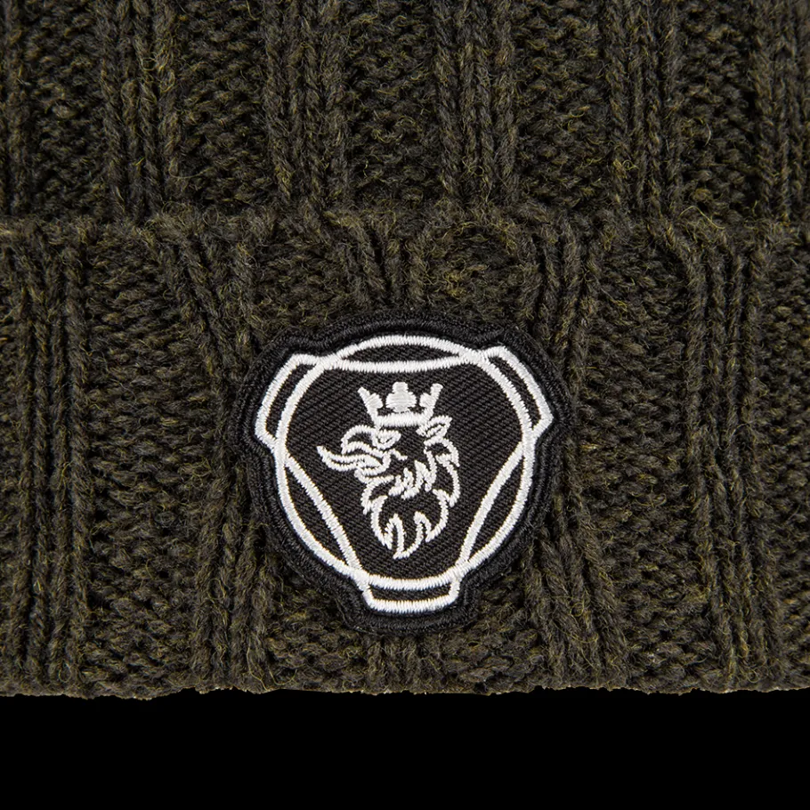 Voir Tout*Scania Bonnet côtelé pour enfant - Vert olive