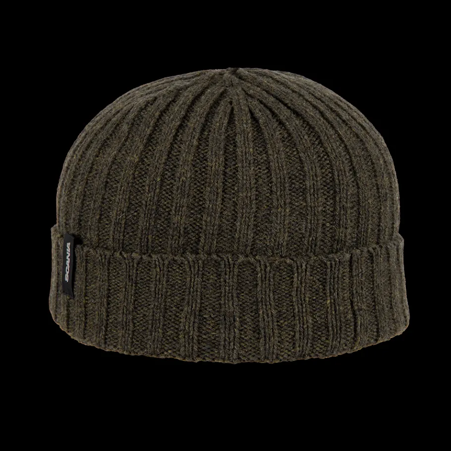bonnet_ctel_pour_enfant__vert_olive_2.webp Voir Tout*Scania Bonnet côtelé pour enfant - Vert olive