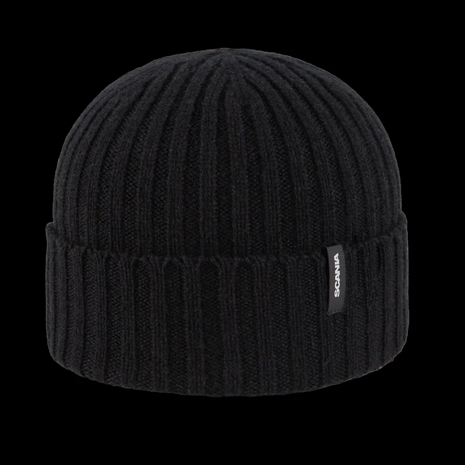 Casquettes Et Bonnets | Casquettes & Bonnets*Scania Bonnet noir côtelé