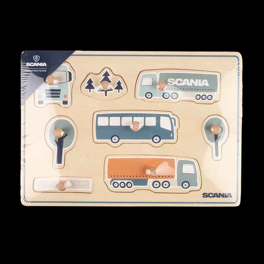 Jouets*Scania Casse-tête en bois pour enfants