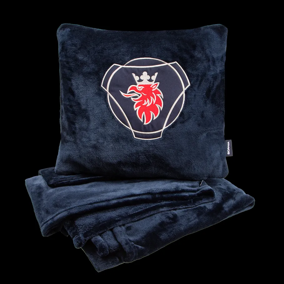 Parures De Lit Et Couvertures Et Serviettes*Scania Coussin et couverture 3 en 1