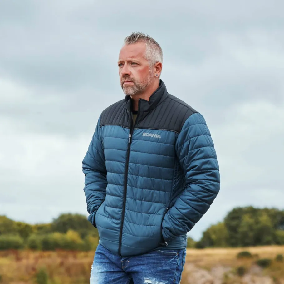 Vestes Et Gilets*Scania Doudoune Duo bleue pour homme