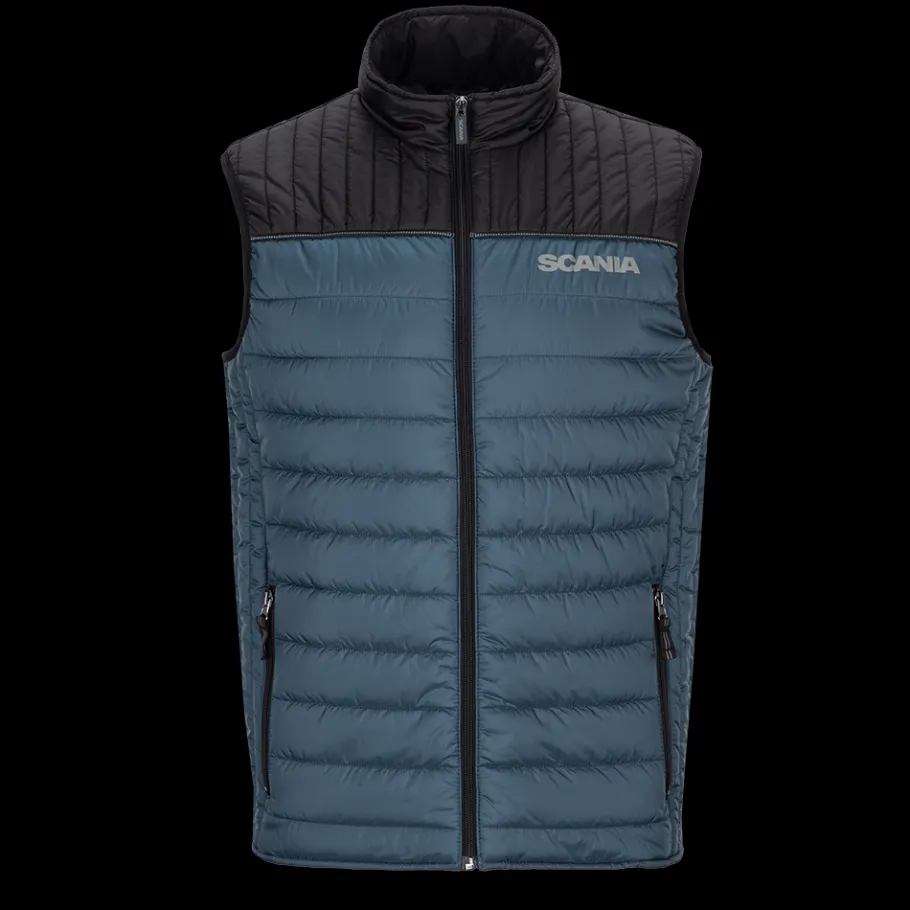 Vestes Et Gilets*Scania Doudoune sans manche Duo bleue pour homme