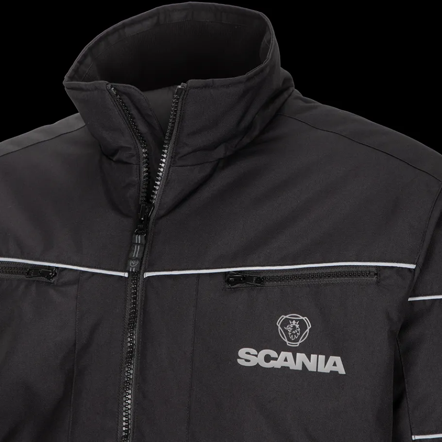mens_black_truck_jacket__1.webp Vestes Et Gilets*Scania Men's Black Truck Jacket 3.0