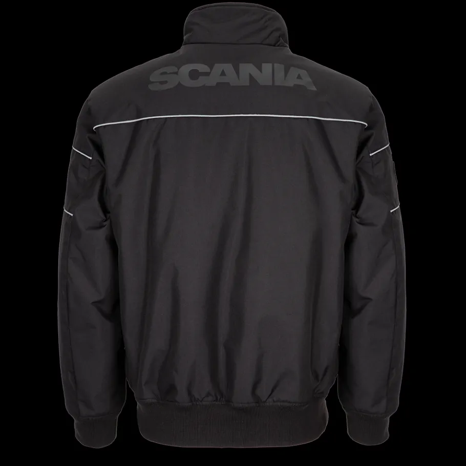 mens_black_truck_jacket__2.webp Vestes Et Gilets*Scania Men's Black Truck Jacket 3.0