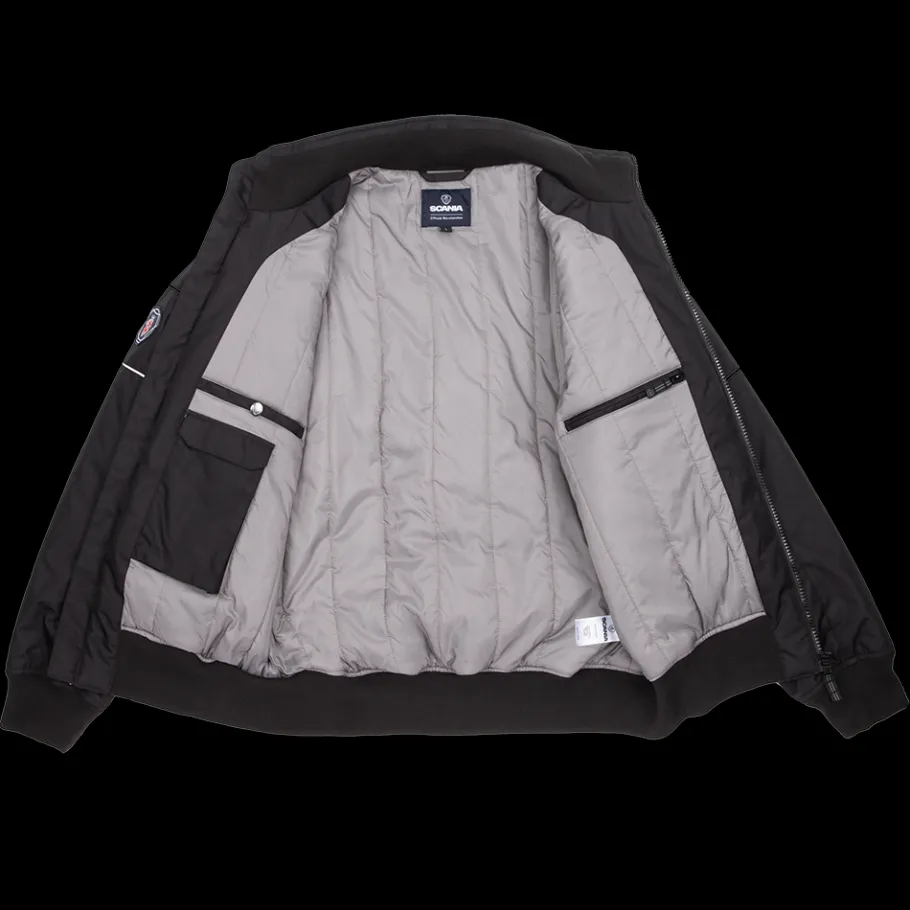 mens_black_truck_jacket__4.webp Vestes Et Gilets*Scania Men's Black Truck Jacket 3.0