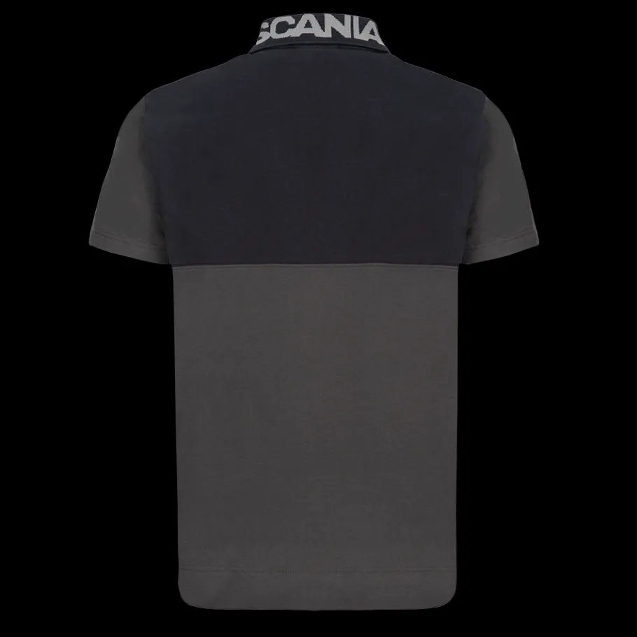 polo_anthracite_duo__fermeture_clair__pour_homme_2.webp Polos*Scania Polo anthracite "Duo" à fermeture éclair 1/4 pour homme