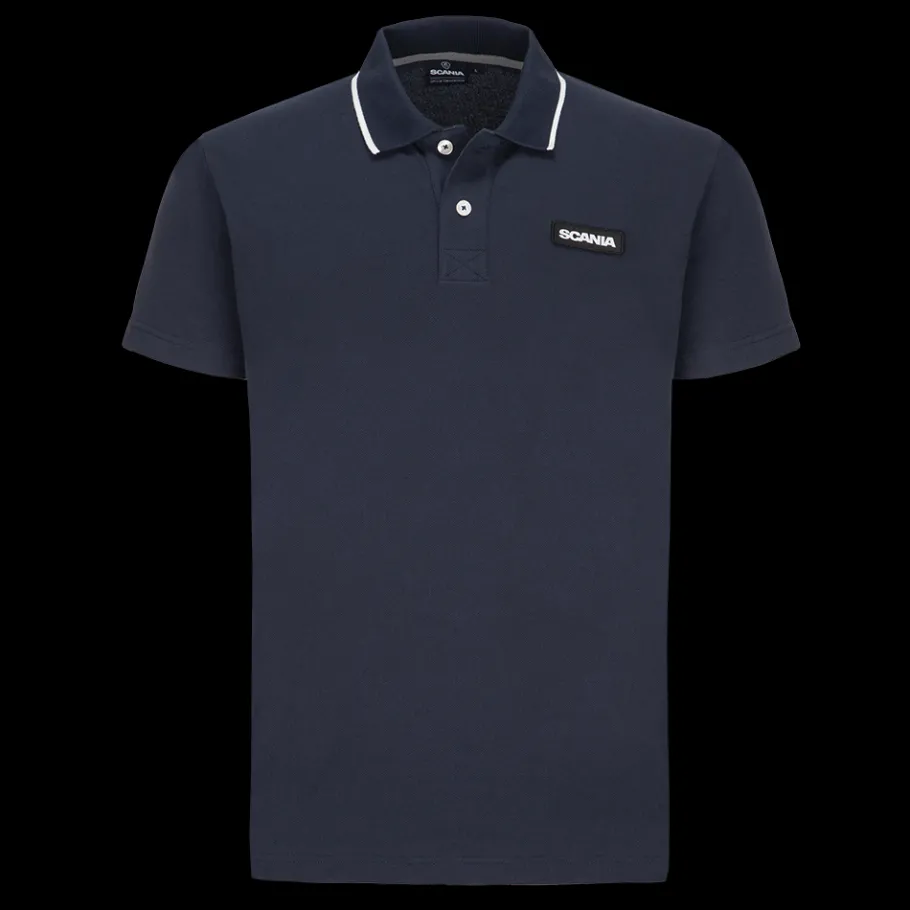 Polos*Scania Polo "Base" bleu marine pour homme