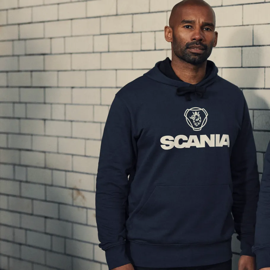 Pulls & Sweats*Scania Sweat à capuche bleu marine pour homme