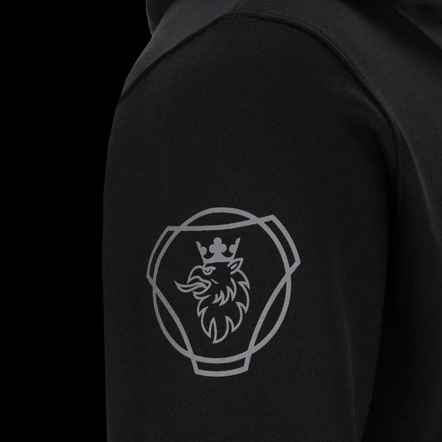 Pulls & Sweats*Scania Sweat à capuche zippé noir homme