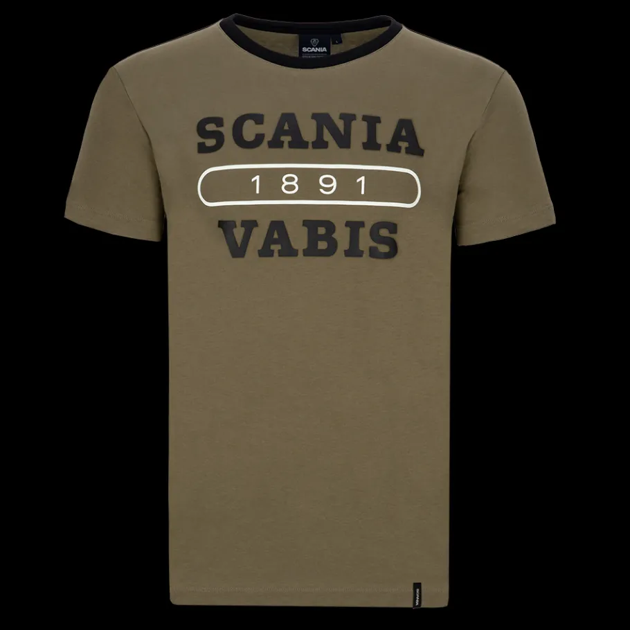 Tee-shirts*Scania T-shirt 1891 kaki pour homme