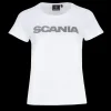 Tee-shirts*Scania T-shirt blanc basique pour femme