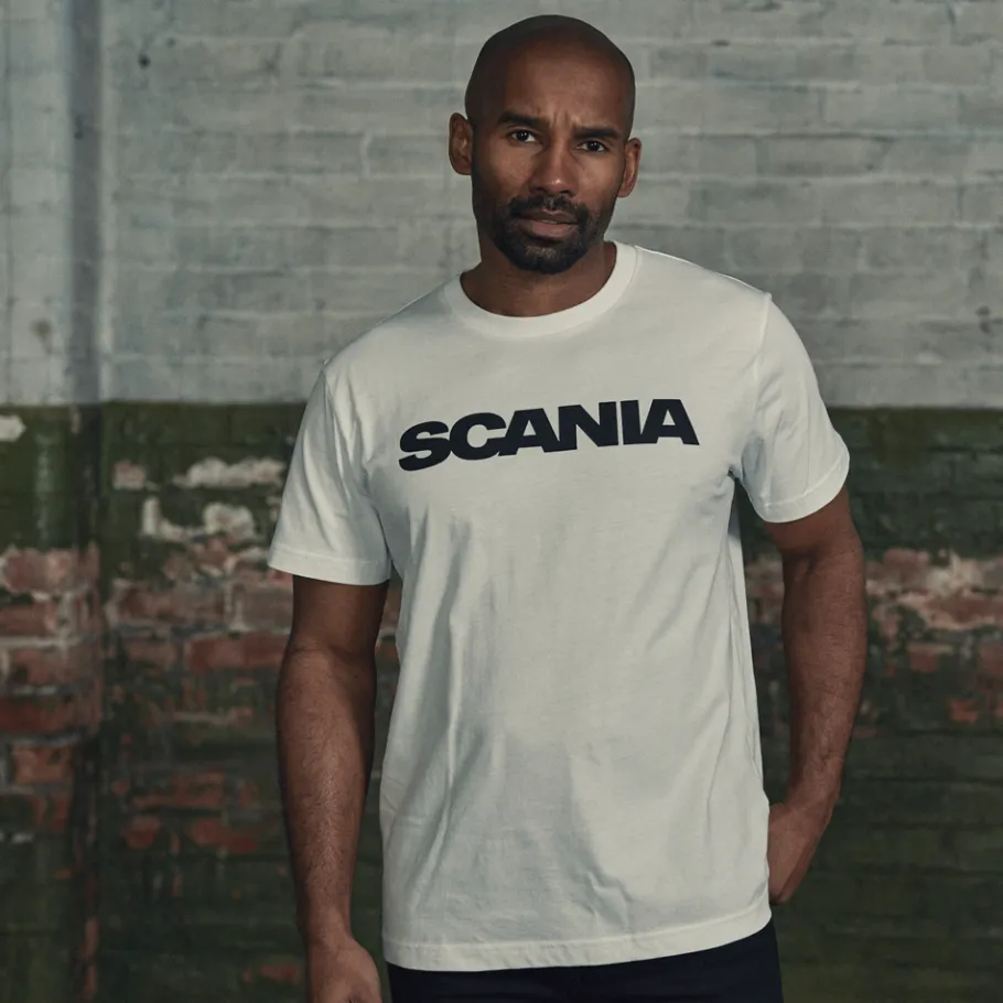 Tee-shirts*Scania T-shirt blanc pour homme