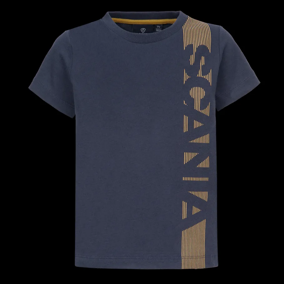 Vêtements*Scania T-shirt bleu marine à rayures verticales pour enfants