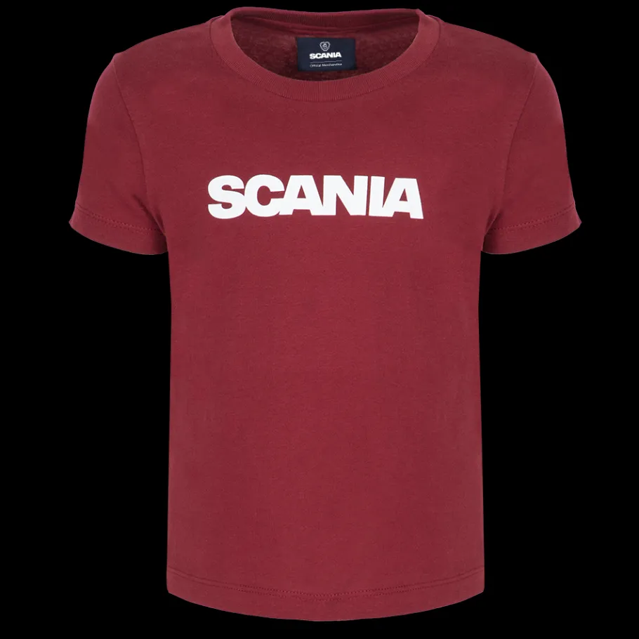 Vêtements*Scania T-Shirt enfant avec logo bordeaux