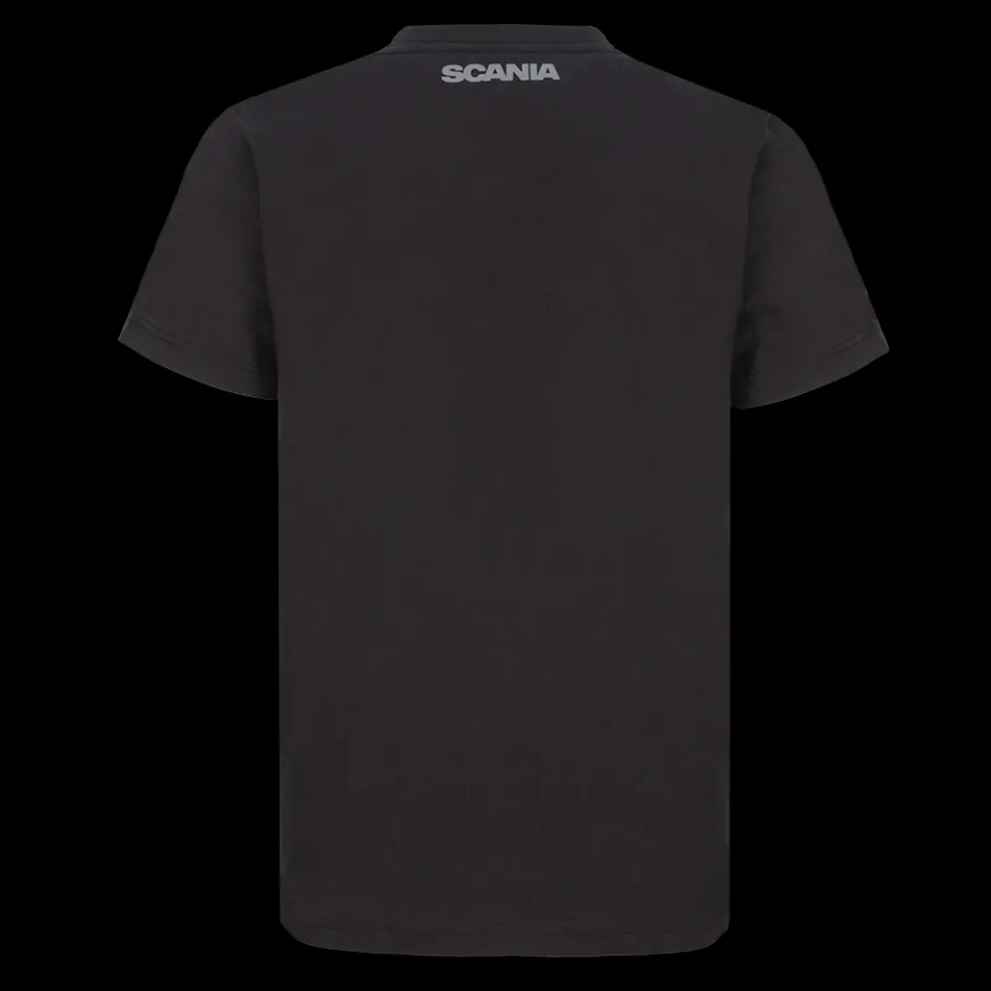 Tee-shirts*Scania T-shirt noir glacé "Basic Super" pour homme