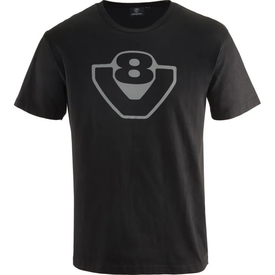 Tee-shirts*Scania T-shirt noir V8 pour homme