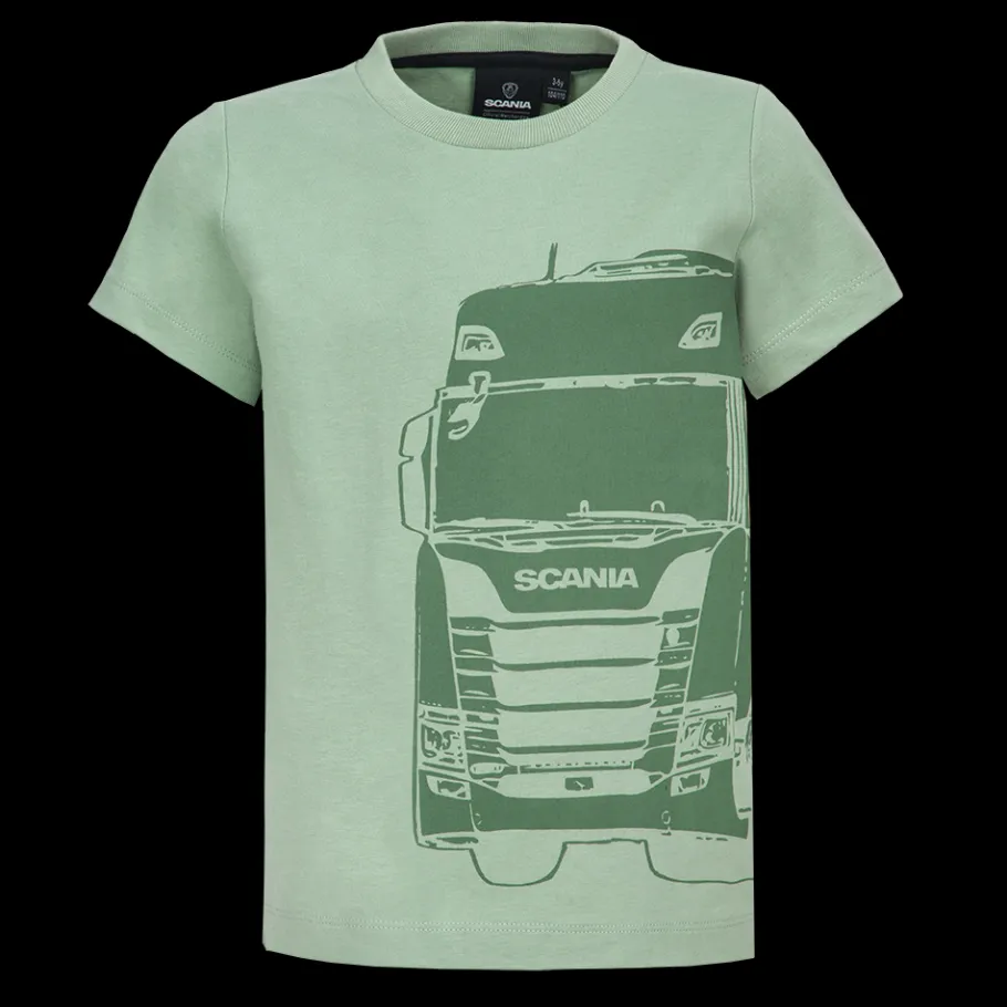 Vêtements*Scania T-shirt vert "Camion" pour enfants